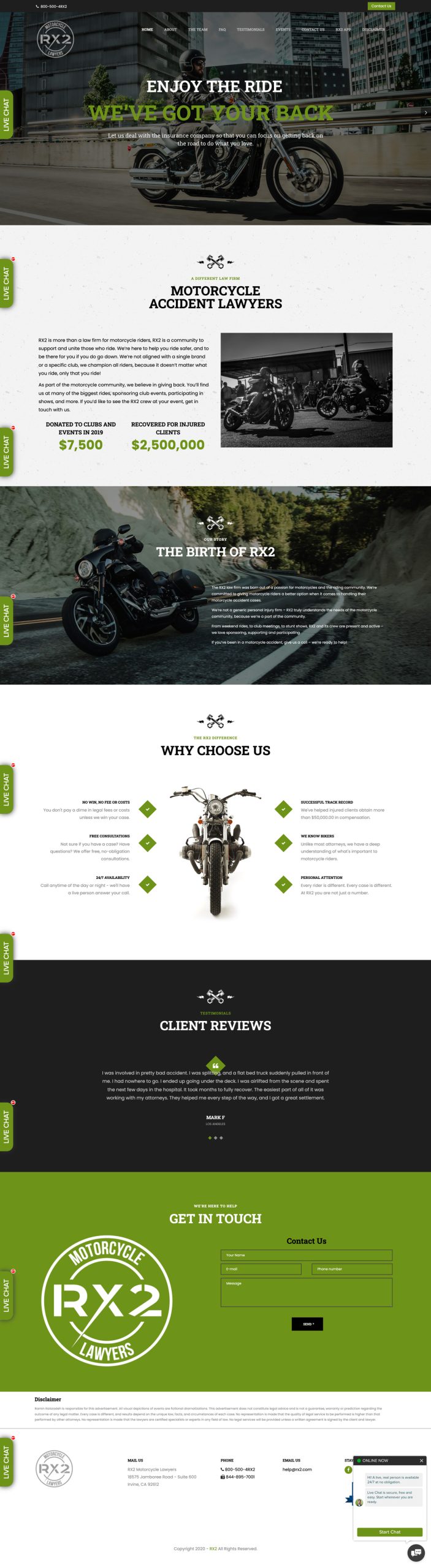 Rx2 Motorcycle Lawyers